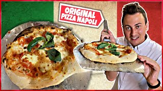 ORIGINAL Napoli Pizza die BESTE Pizza der WELT  Teig amp Rezept [upl. by Annail]