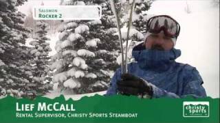 20112012 Salomon Rocker 2 Ski Review  Christy Sports [upl. by Ahsonek]