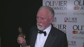 Olivier Awards Kenneth Cranham takes home Best Actor Award [upl. by Ledah222]