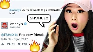 Wendys ROASTS People On Twitter [upl. by Ailel987]