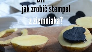 DIY jak zrobić stemple z ziemniaków  Dom z duszą [upl. by Ennovyahs]