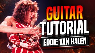 UNCHAINED  EDDIE VAN HALEN APPROVED see description Guitar Tab  Lesson  Cover  Tutorial [upl. by Kahl3]