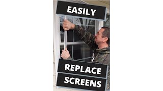 EASILY Replace Window Screens [upl. by Jody]