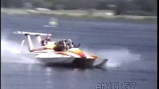 1987 Piston Powered Unlimited Hydroplane highlights [upl. by Ibmab]