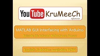 Episode 09 Infrared Reflectance Sensor for MATLAB GUI interfacing with Arduino [upl. by Zeus42]