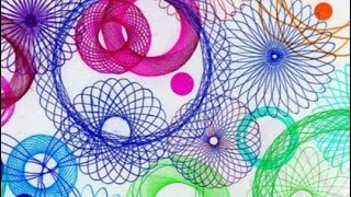 A spirograph is for drawing beautiful geometric patterns on a sheet of paper [upl. by Anohr]