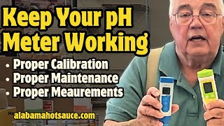 Using and Maintaining Your pH Meter alabamahotsauce hotsauce [upl. by Anialahs911]