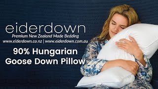 90 Hungarian Goose Down Pillows [upl. by Silvestro]