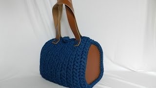 Tutorial Borsa BAULETTO in fettuccia [upl. by Otrebile]