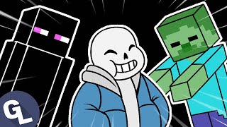 Sans meets Enderman and Zombie [upl. by Simsar]