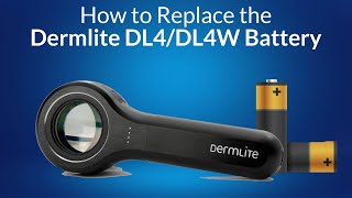 Dermlite DL4DL4W Battery Replacement [upl. by Ymarej]