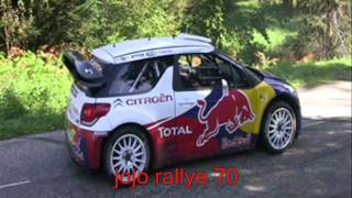 essai kimi raikkonen et peter tsjoen ds3 wrc [upl. by Bryana72]