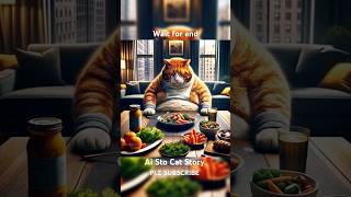 Fat cats attempt to lose weight but😔🥺 cat catlover kitten catvideos cartoon shorts viral [upl. by Rich202]