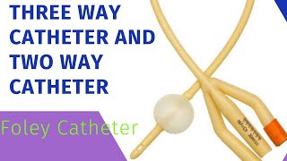 Insert 3Way Foley Catheter  Catheter Insertion And Bladder Irrigation With 3 Way Catheter [upl. by Trahurn]