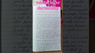 Notes Matter in Our Surrounding Class IXth [upl. by Audie]