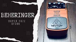 Behringer Super Fuzz SF300 Demo [upl. by Aztilem768]