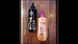 LOreal Elvital Dream Lengths 8 Sekunden Wonder Water vs Schwarzkopf Gliss Kur [upl. by Ashly841]