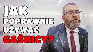 Braun z gaśnicą w sejmie Wyciągnijmy lekcję jak używać gaśnicy proszkowej POPRAWNIE [upl. by Eggett404]