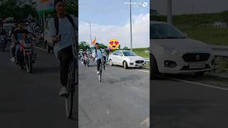 public reaction 👀 on wheelie 😍🔥reaction publicreaction stunt wheelie shortsfeed viralshorts [upl. by Atnahsal]