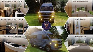 Modified Tata winger Caravan in India  Caravan on winger  indian caravan manufacturer  Motorhome [upl. by Aikaj292]