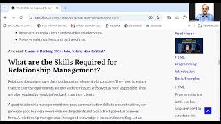 SBI RELATIONSHIP MANAGER ROLE AND RESPONSIBILITIES SKILLS NEEDED WAPP 9003037557 [upl. by Cara480]