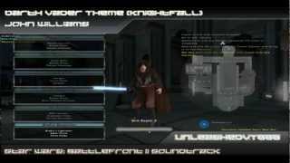 Star Wars Battlefront II Soundtrack  Darth Vader Theme Knightfall [upl. by Ailadi]