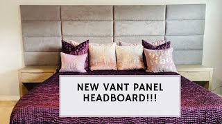 HEADBOARD INSTALLATION BEDROOM MAKEOVER [upl. by Annaili374]