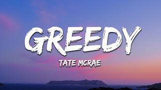 Tate McRae  greedy Lyrics [upl. by Wolfram177]