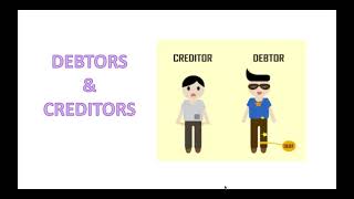 Meaning of Debtor amp Creditor [upl. by Pauwles57]