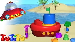 🎁TuTiTu Builds a Beach Toys  🤩Fun Toddler Learning with Easy Toy Building Activities🍿 [upl. by Holms974]