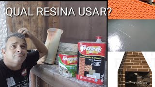 RESINA ACRÍLICA OU A BASE DAGUA  RESINA PARA PISOS  RESINA PARA TELHAS  RESINA Maza PARA PEDRAS [upl. by Elda]