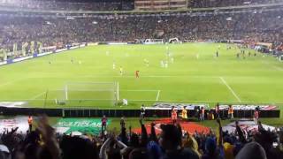 Tigres vs Leon 21  semifinal vuelta quotgoles y festejos de la aficionquot  Apertura 2016 [upl. by Darrelle]