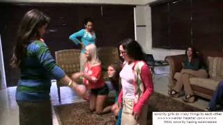 Sorority pledges in hazing ritual  real college hazing vid [upl. by Anilatsyrc]