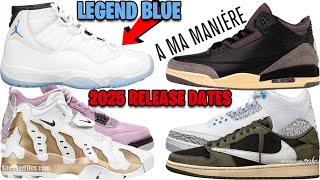 AIR JORDAN 11 LEGEND BLUE 2024 NEW 2025 JORDAN RELEASE DATES TRAVIS SCOTT AJ 1 LOW SCRAPPED  MORE [upl. by Bradwell]