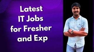 Latest software jobs from Fresher to 3 years of Experience  byluckysir [upl. by Bertila]