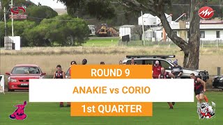 RD 9 Anakie VS Corio 1st QTR 01062024 [upl. by Derfiniw79]