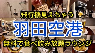 【羽田空港】飛行機見たいよね？プライオリティパス「空港ラウンジ 65」ゴールドカード クレジットカード 旅 tokyo trip [upl. by Sochor]