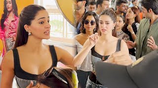 Ananya Pandey at Metro Station Struggle To Promote Her Web Series Call Me Bae [upl. by Ribble]