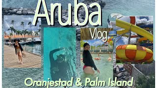 Aruba 🇦🇼 2  3  Oranjestad amp Palm Island 🏝 🤿 🦩 🛝 🌊 🐠 [upl. by Zurek875]