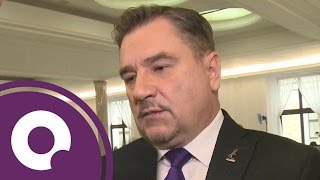 Piotr Duda sprawiedliwości staje się zadość czekaliśmy cztery lata  OnetNews [upl. by Enyala395]