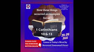 Presbyterian Church of Ghana PCG Almanac  Todays Word by Reverend Emmanuel Omari 29092021 [upl. by Gruver592]