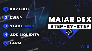 Maiar Exchange  Step by Step Guide [upl. by Ertsevlis469]