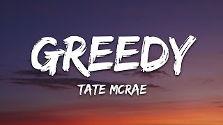 Tate McRae  greedy Lyrics [upl. by Jard717]