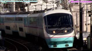 HDV Odakyu Romancecar RSE 20002F  Limited Express quotAsagiriquot 201101161405 [upl. by Mehalick250]