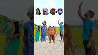 Kamariya Dole song vs old Dida green shadi wife Fat dog amp me corect funny head matching video [upl. by Airdnat]