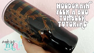 Woodgrain Peek A Boo Tumbler Tutorial [upl. by Dahij188]