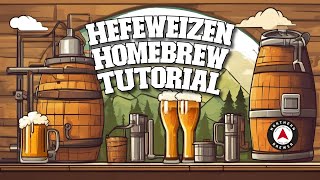 Grow in the Glass Hefeweizen homebrew tutorial featuring NorthernBrewerTV extract kit [upl. by Erdnoid363]