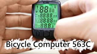 Wireless Bicycle Computer 563C [upl. by Ranita287]