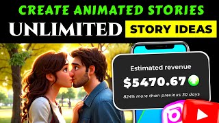 Ai Animation video kaise banaye  Story Prompt  Complete Editing animation aivideoanimation [upl. by Raman]