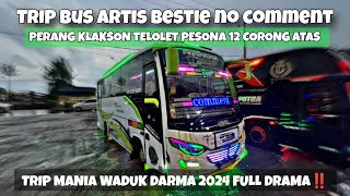 PERANG KLAKSON TELOLET TRIP WADUK DARMA 2024‼️ TRIP BUS ARTIS BESTIE NO COMMENT AUTO MENGULAR🐍 [upl. by Yemac204]